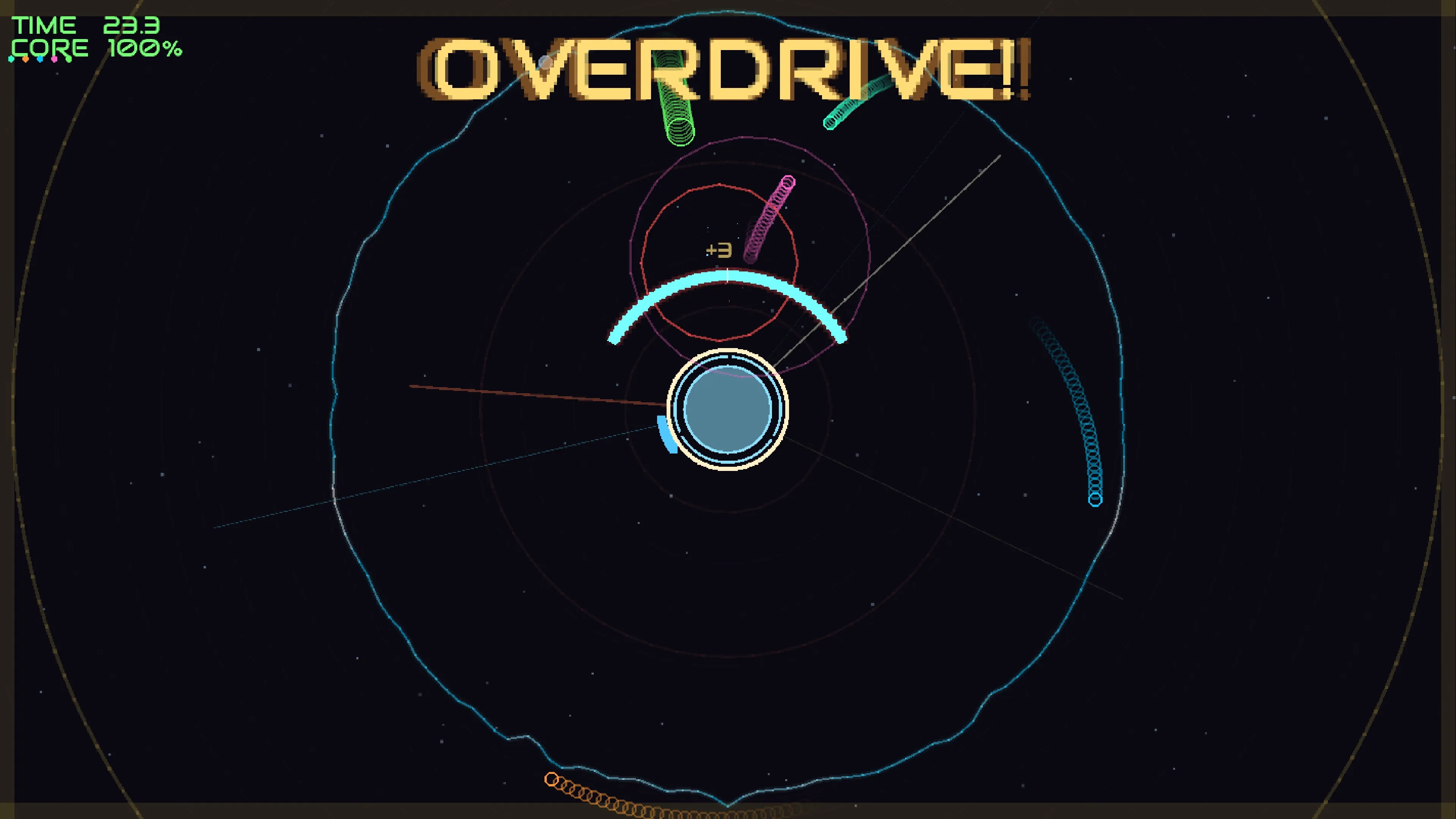 Overdrive triggered mid-run for bonus scoring